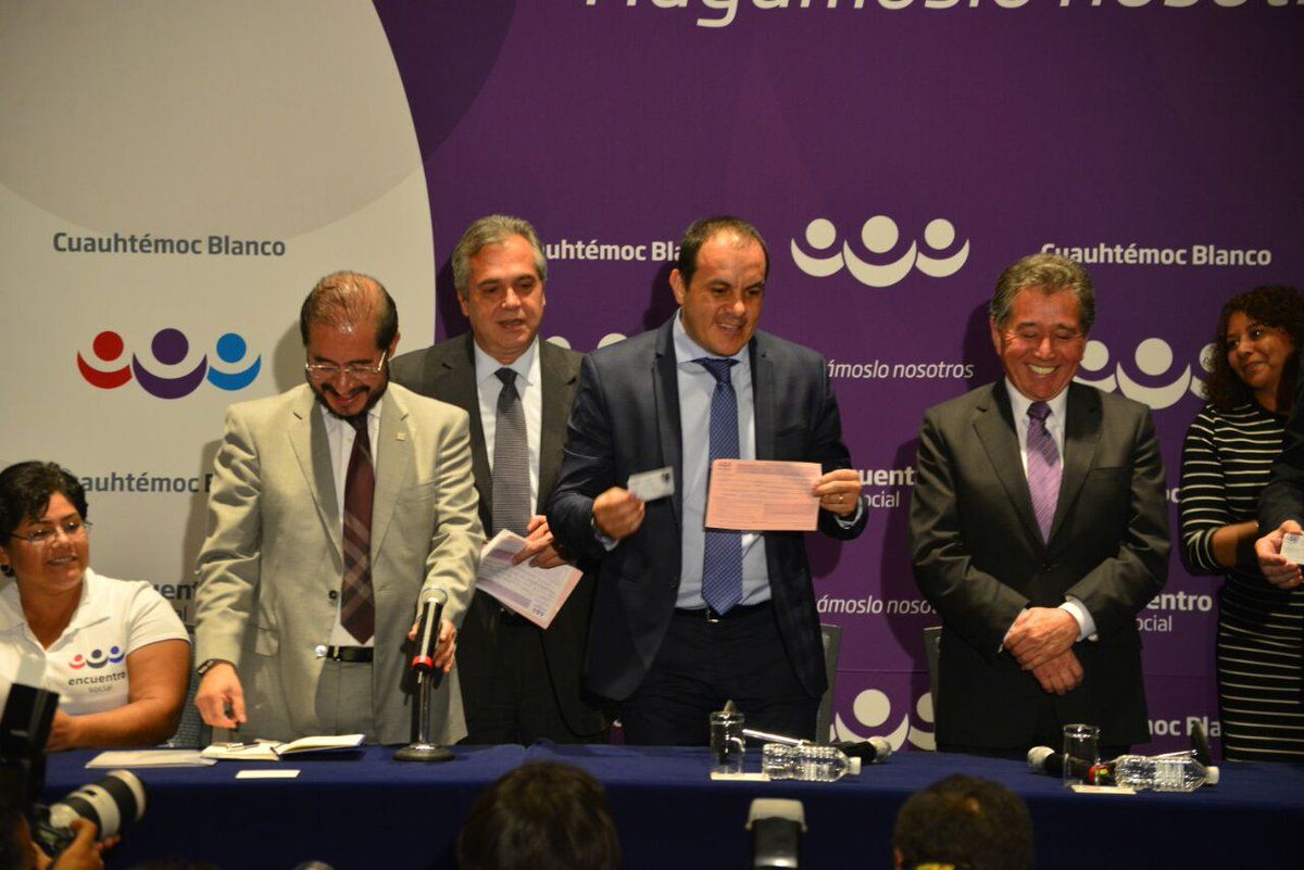 Cuauhtémoc Blanco será candidato a gubernatura de Morelos por el PES