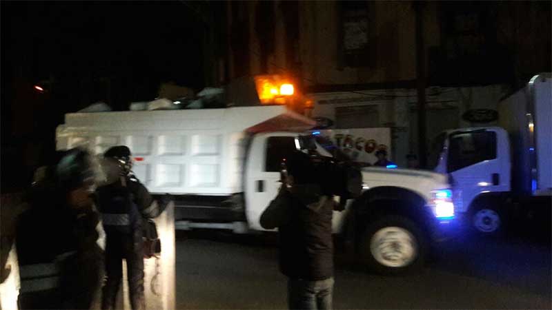 Desalojan a 50 familias a un costado de la Secretaría de Gobernación - desalojo-4