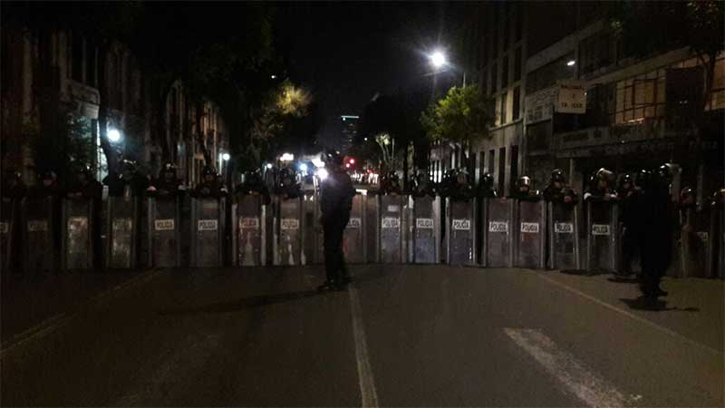 Desalojan a 50 familias a un costado de la Secretaría de Gobernación - desalojo