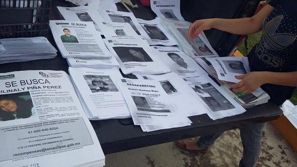 En 2017 hubo 194 personas desaparecidas en Tamaulipas