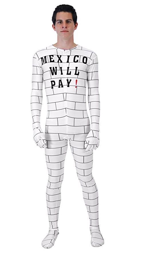 El absurdo disfraz que venden en Amazon - disfraz-muro-amazon