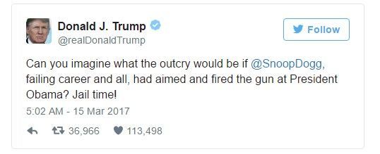 Snoop Dogg responde luego de que logró enojar a Donald Trump - donald-trump-2