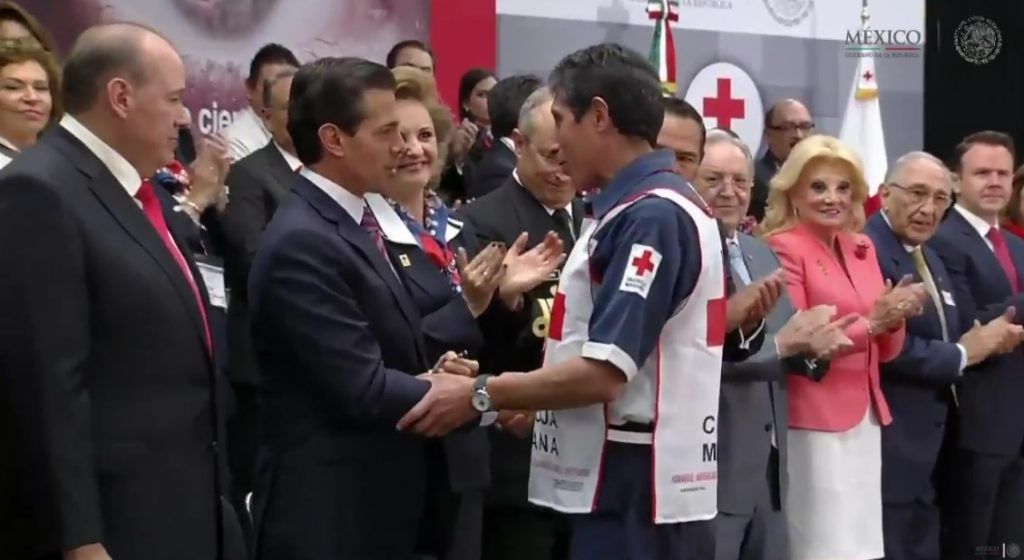 Colecta 2017 de la Cruz Roja busca recaudar 355 mdp - epn-cruz-roja-1024x560