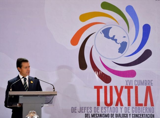 EPN llama a países de Centroamérica y el Caribe a atender migración - epn-tuxtla