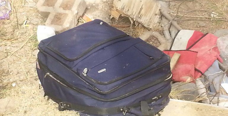Tiran maleta con cadáver en Jalisco