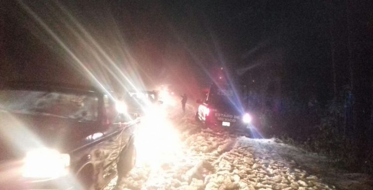 Fuerte granizada en el Estado de México