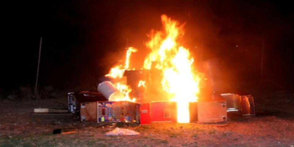 PGR incinera cinco toneladas de drogas y sustancias químicas en Querétaro