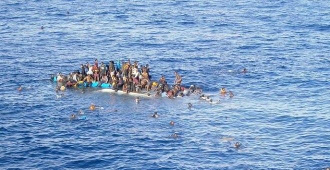 Rescatan a más de ocho mil migrantes en el Mediterráneo - inmigrantes-Canal-de-Sicilia