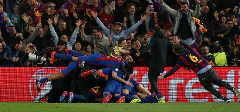 UEFA multa al Barcelona por invasión de campo - invaaasion