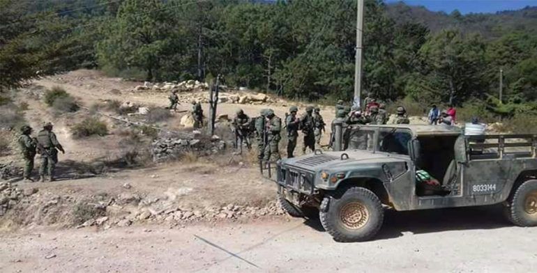Liberan convoy del Ejército en comunidad de Oaxaca