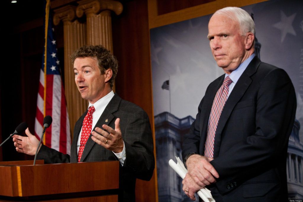 Rand Paul llama desquiciado a John McCain - paul-y-mccain-1024x683