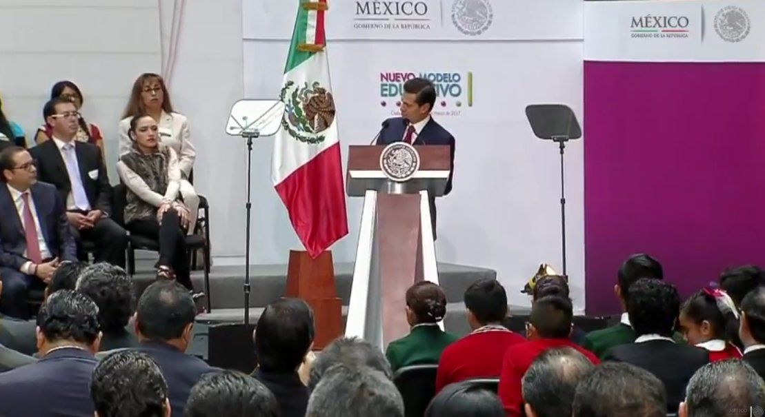 Nuevo Modelo Educativo entrará en vigor en 2018 - peña-nieto-modelo-educativo
