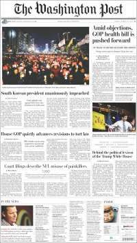 Muro fronterizo y Obamacare en primeras planas del viernes - portadas-10-marzo-twp