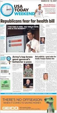 Muro fronterizo y Obamacare en primeras planas del viernes - portadas-10-marzo-usat