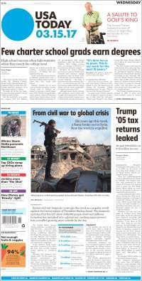 Osorio Chong, Meade y Trump en primeras planas - portadas-15-marzo-usat