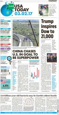 Osorio Chong, Banxico y Wall Street en primeras planas del jueves - portadas-2-marzo-usat