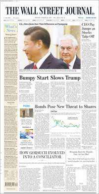 PRI, PRD y América en primeras planas del lunes - portadas-20-marzo-twsj