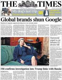 Tom Brady y FBI en primeras planas del martes - portadas-21-marzo-times