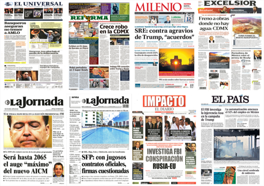 Tom Brady y FBI en primeras planas del martes