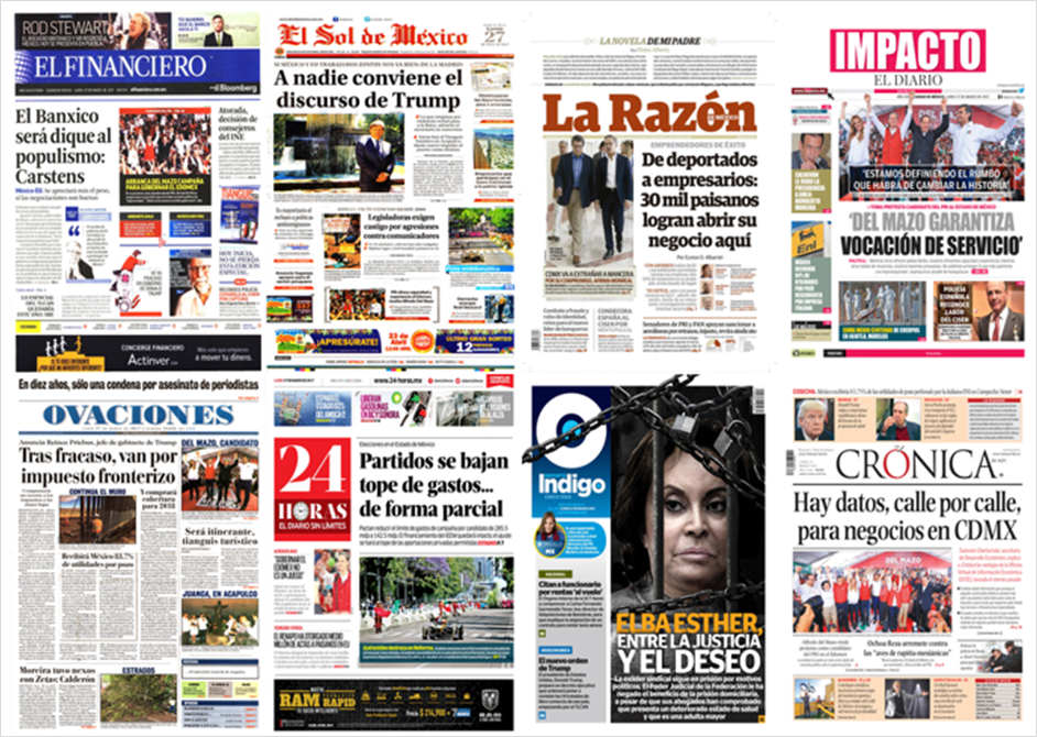 Estado de México y Rusia en primeras planas del lunes - portadas-27-mar1