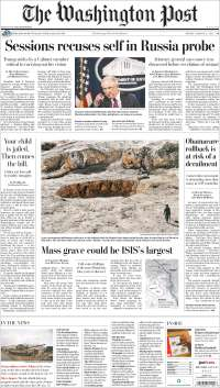 EPN y Jeff Sessions en primeras planas del viernes - portadas-3-marzo-tws