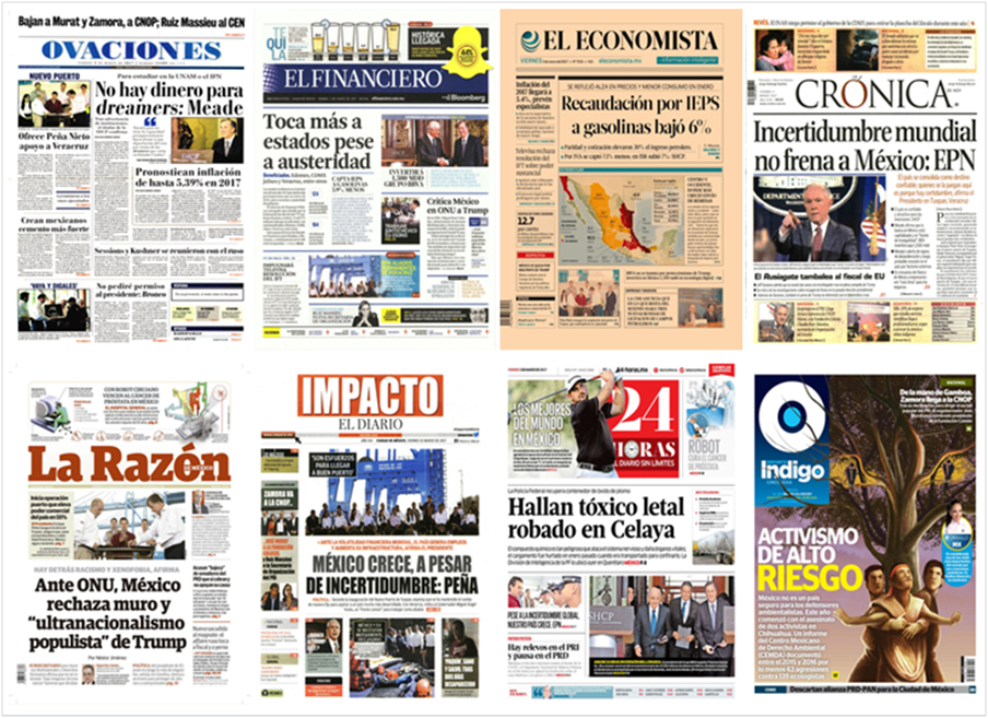 EPN y Jeff Sessions en primeras planas del viernes - portadas-3-marzo1