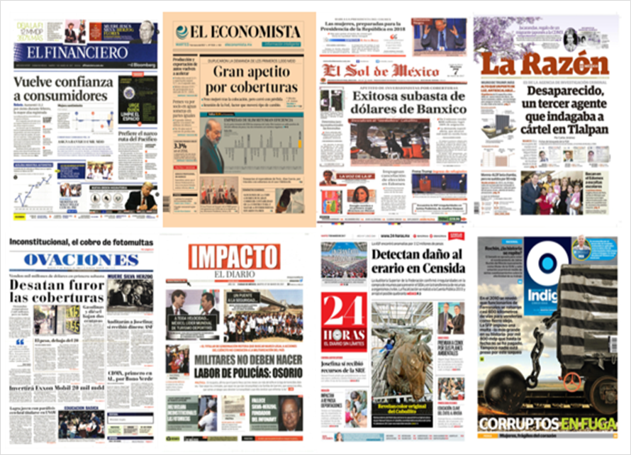 Fotomultas, Banxico y Trump en primeras planas del martes - portadas-7-marzo-1