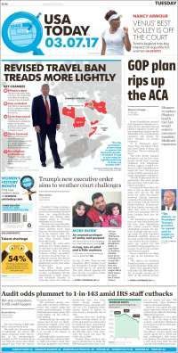 Fotomultas, Banxico y Trump en primeras planas del martes - portadas-7-marzo-usat