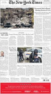 Videgaray, Barbosa y Wikileaks en primeras planas del miércoles - portadas-8-marzo-tnyt