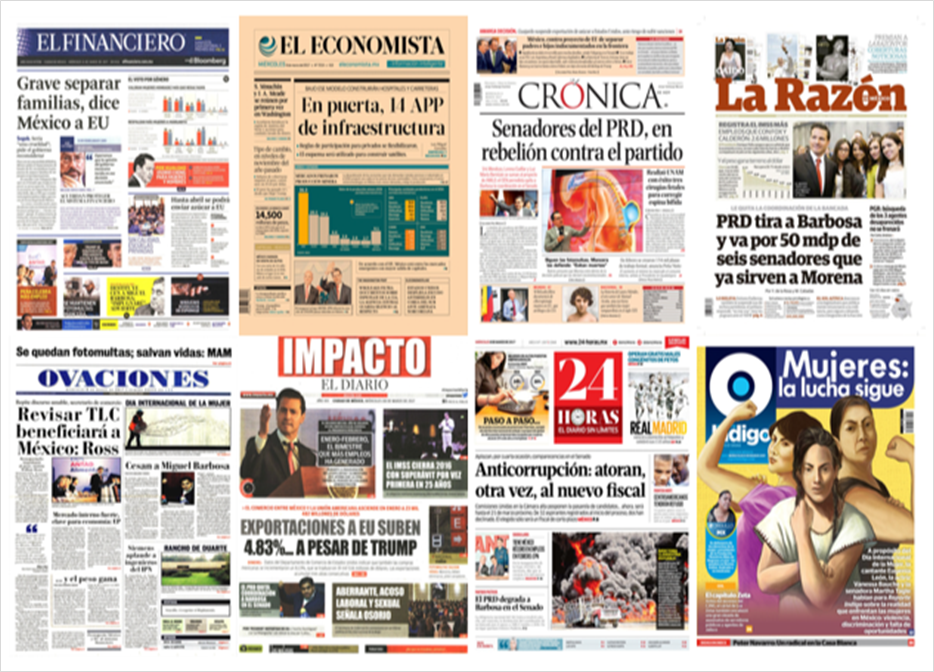 Videgaray, Barbosa y Wikileaks en primeras planas del miércoles - portadas-8-marzo1