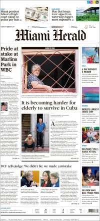 TLC, PRD y Afganistán en las primeras planas del jueves - portadas-9-marzo-miami