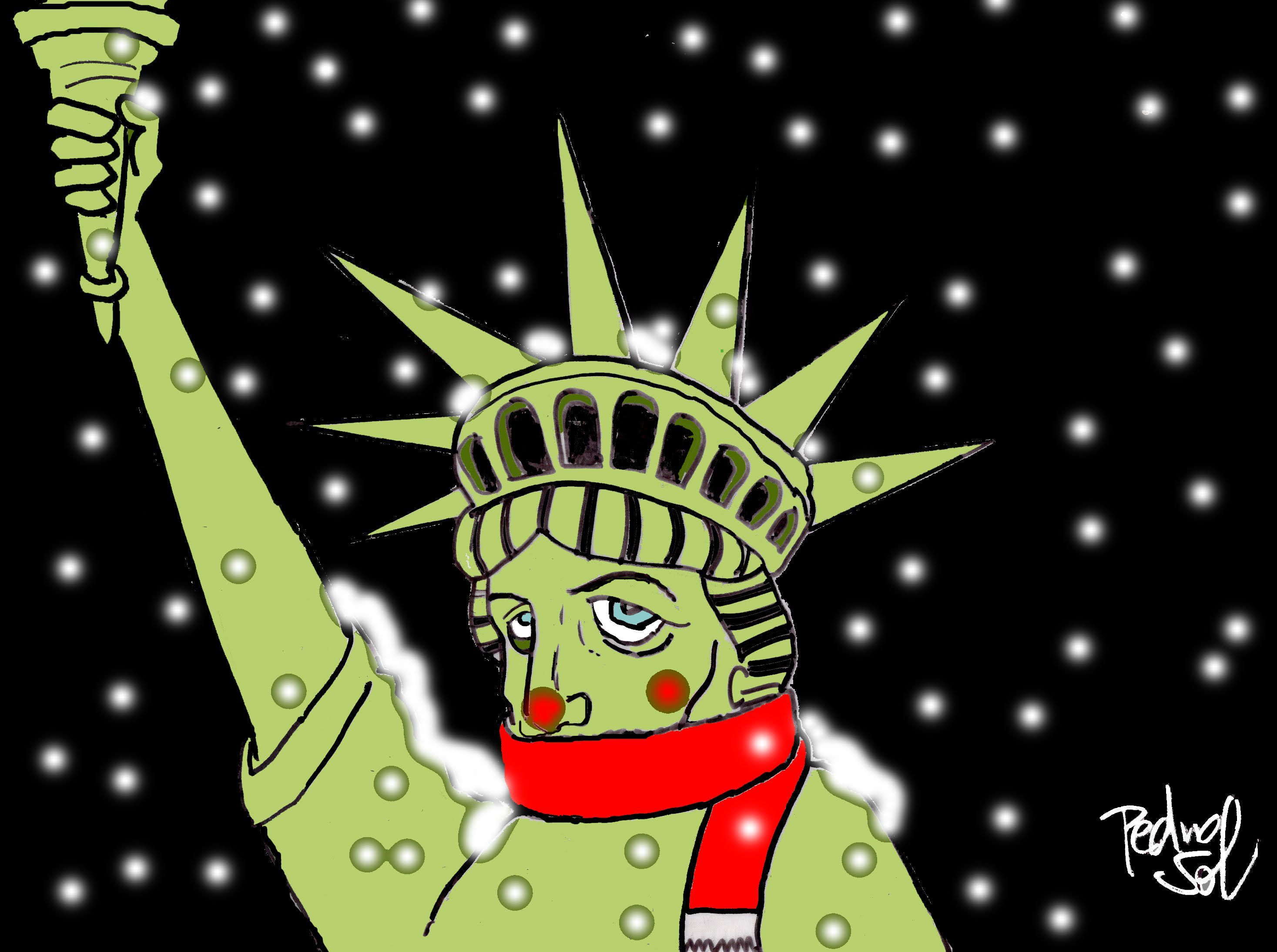 ¡Quema mucho el Sol! Tormenta de nieve en Nueva York - quema-mucho-el-sol