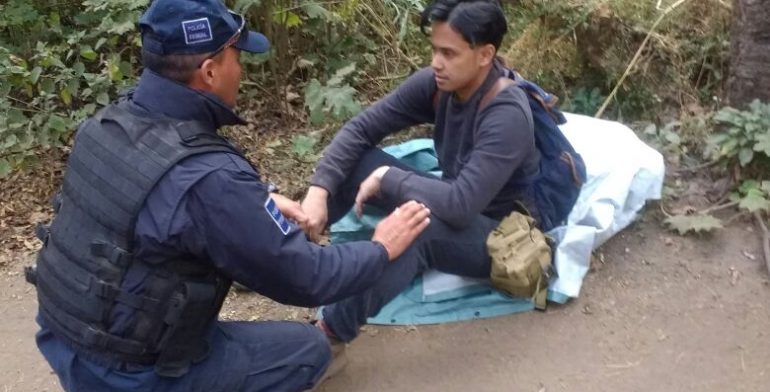 Rescatan a ciudadano estadounidense en el Parque La Malinche - rescate-malintzi-2-770x392