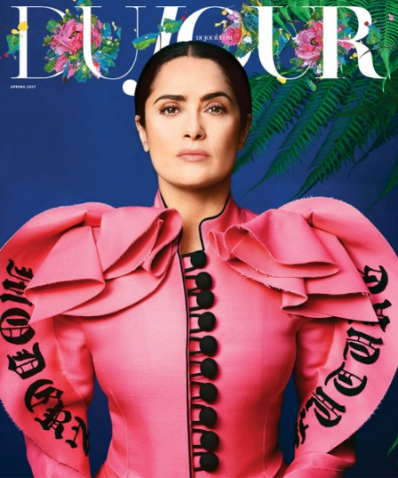 Salma Hayek llama mentiroso a Trump - salma-hayek-dujour