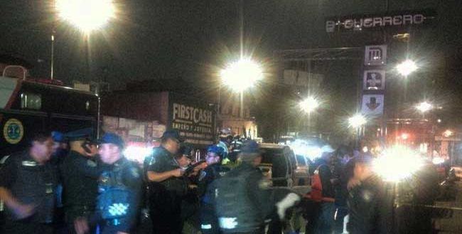 Se suicida hombre afuera del Metro Guerrero