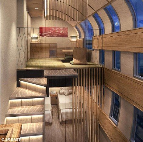 Así será el nuevo tren de lujo en Japón - tren-lujo-japón-4