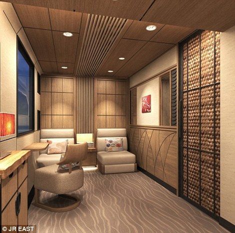 Así será el nuevo tren de lujo en Japón - tren-lujo-japón-5