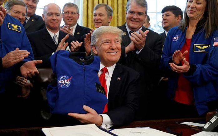 Trump aprueba incremento presupuestal para la NASA