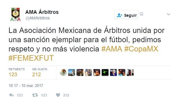 Suspendida la Liga MX. Árbitros se niegan a pitar - tuit-arbitros-2