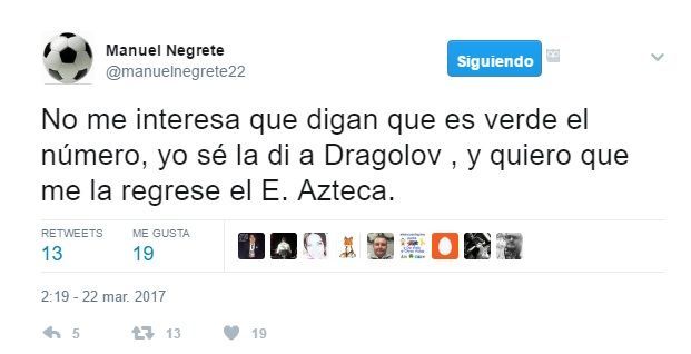 Manuel Negrete pide ayuda para encontrar la playera que usó en golazo ante Bulgaria - tuit-manuel-negrete