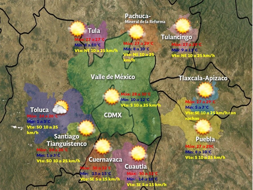 Predominará ambiente cálido en gran parte del país - vdm-0302