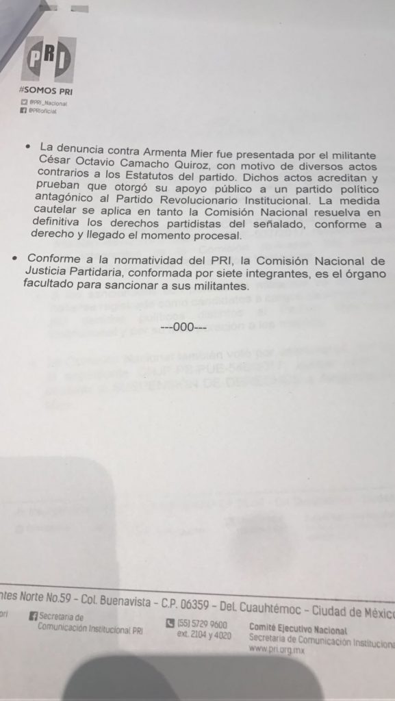 El PRI oficializa expulsión de Humberto Moreira - 1-577x1024