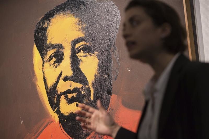 Venden retrato de Mao hecho por Warhol en 11 mdd - 1