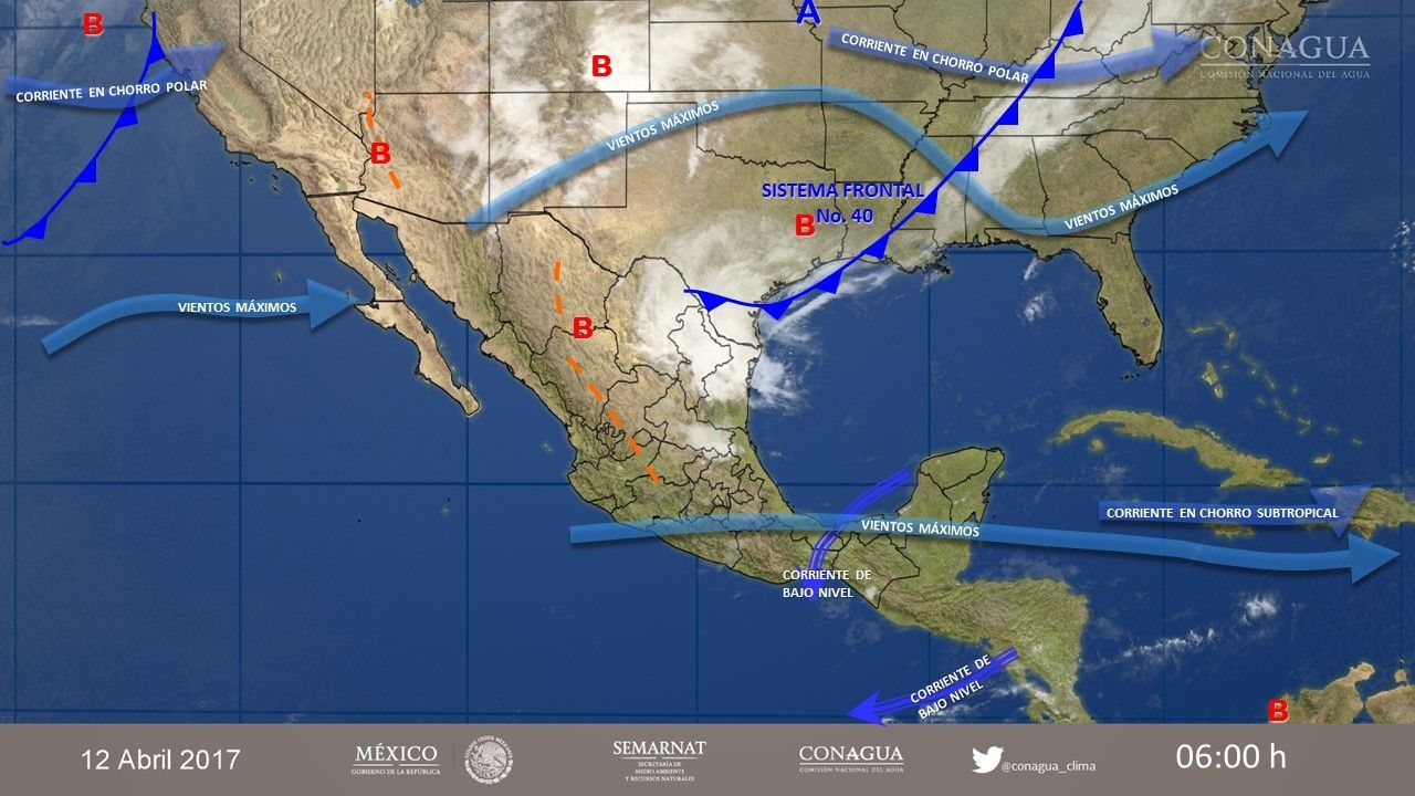 Lluvias y ambiente cálido en la mayor parte del país - 1204-2