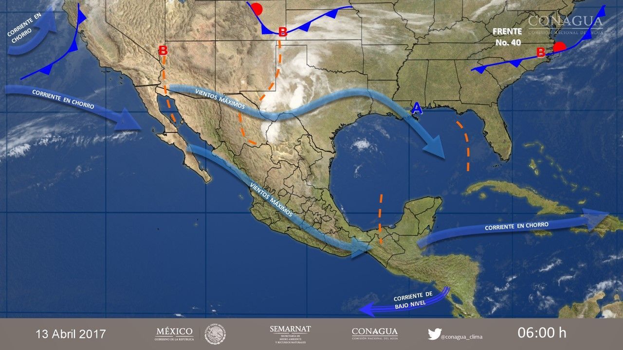 Vientos fuertes en en el norte y noroeste del país - 1304-2