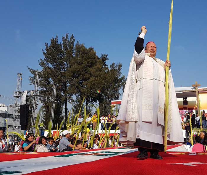 Saldo blanco en celebración de Domingo de Ramos en Iztapalapa - 1654169