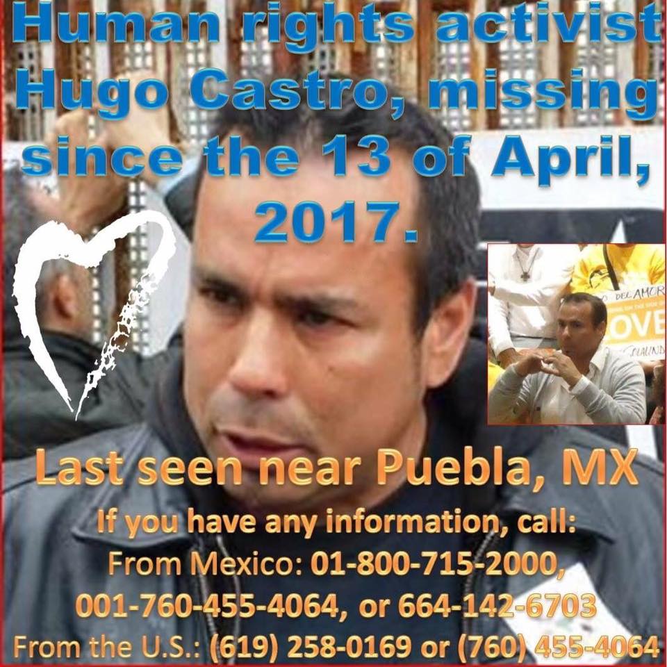 Desaparece activista de San Diego en México