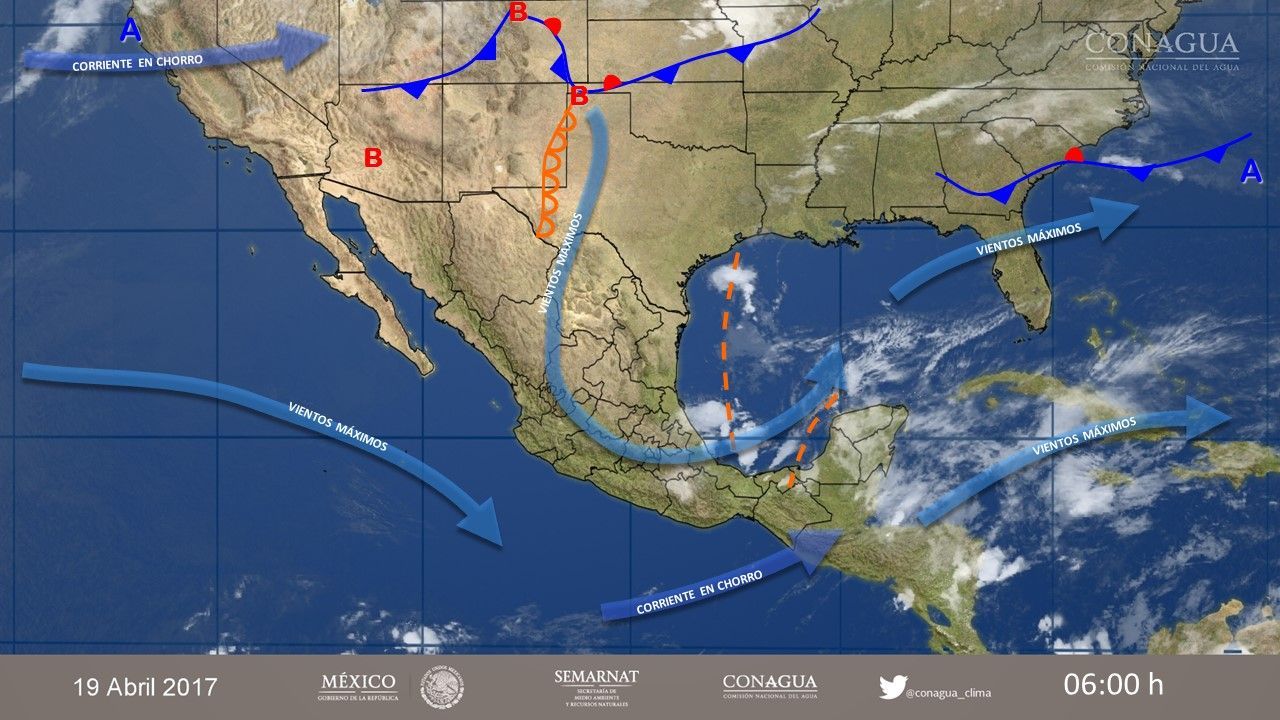 Continuarán las tormentas fuertes en varios estados del país - 1904-2