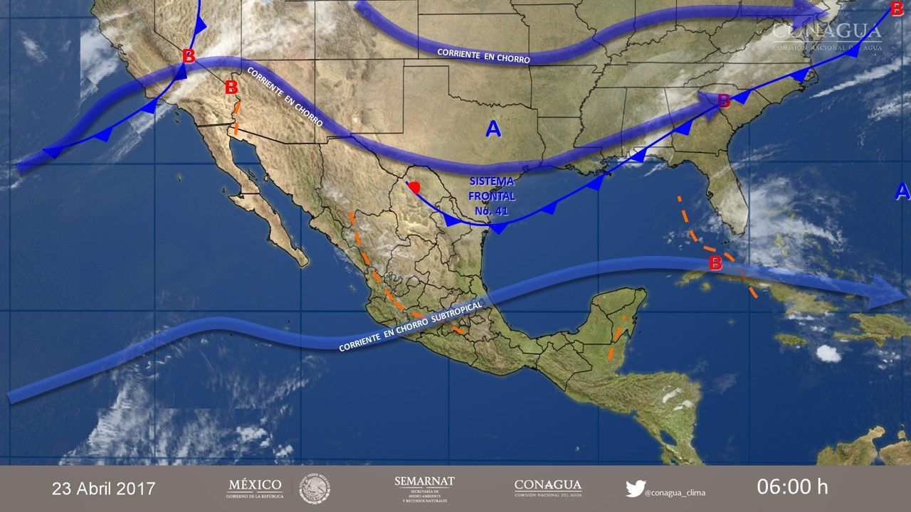 Descenso de temperaturas en varios estados por el frente frío 41 - 2304