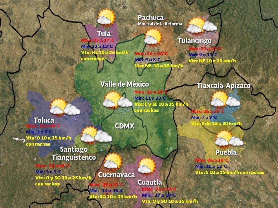 Frente frío 41 generará lluvias fuertes en el sureste del país - 2404-2